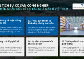 5 nguyên nhân gây sự cố sàn công nghiệp tại Việt Nam